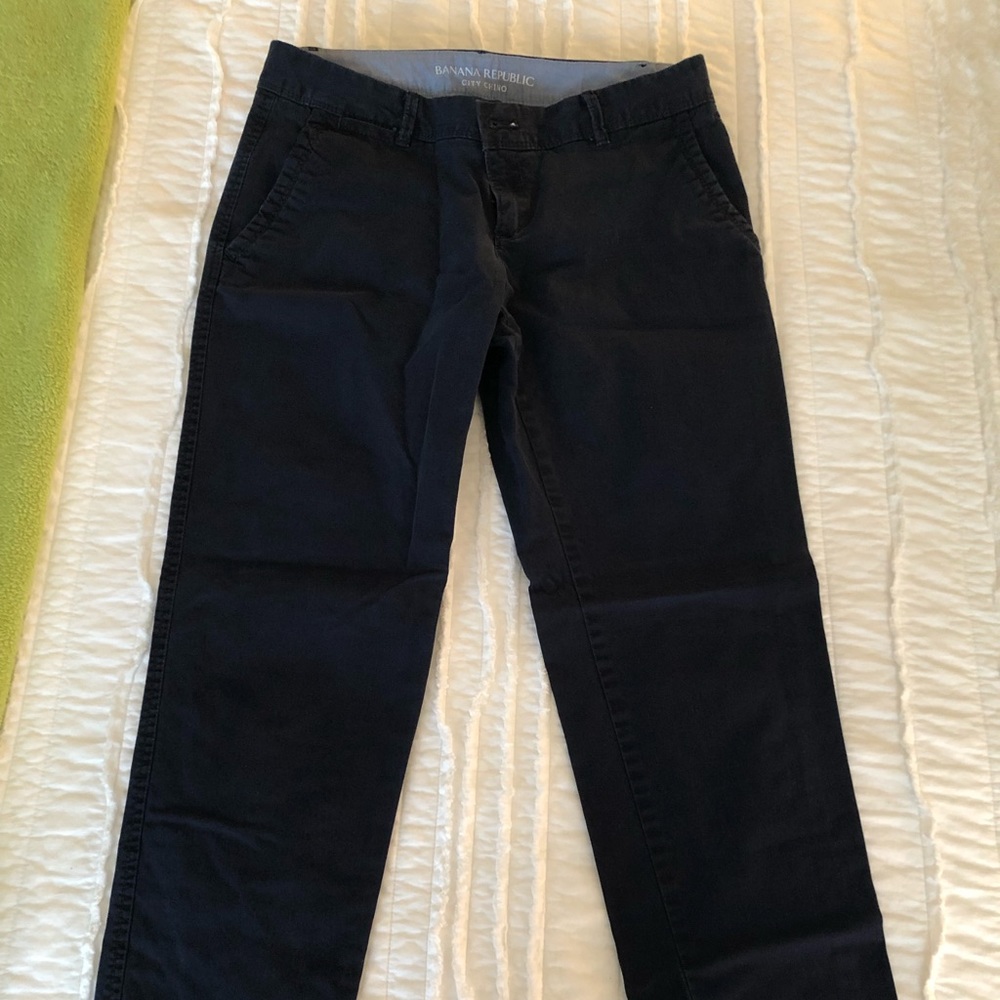 Banana Repblic Cropped Chino Pant - Size 0